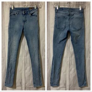 ASOS Side Stripe Stretch Skinny Jeans Size 26
